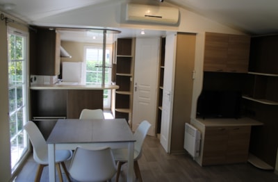 55. Amaryllis Mobile Home, Luxury, Air Conditioning, TV, Dishwasher, 36 m²