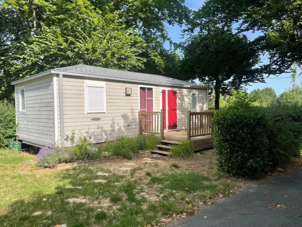Huuraccommodatie(s) - Stacaravan Catalpa + 29M² (2 Kamers) - Camping Canal de Berry