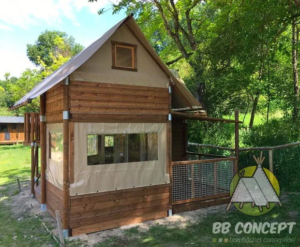 Huuraccommodatie(s) - Family Lodge + - Camping Canal de Berry