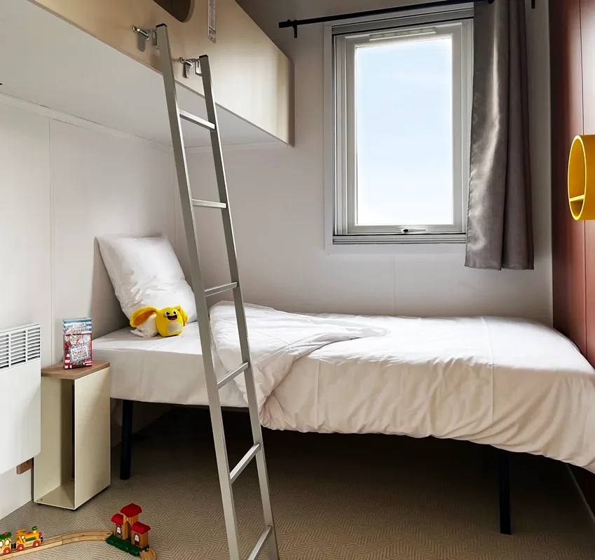 Huuraccommodatie(s) - Stacaravan Saule 30.5M² (2 Kamers) Met Terras - Uitgerust Voor Gehandicapten - Camping Canal de Berry