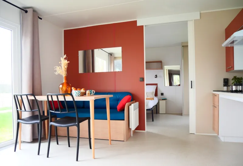 Mobil Home Saule 30.5M² (2 Chambres) Avec Une Terrasse - Adapté Aux Personnes À Mobilité Réduite