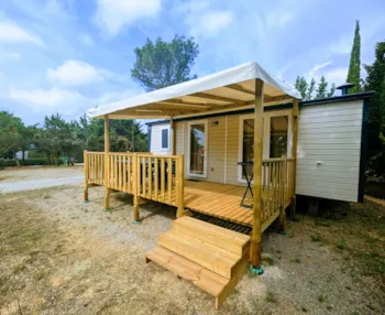 Huuraccommodatie(s) - Stacaravan Premium - Airco/Tv/Vaatwasmachine - 2 Slaapkamers - 31M² - Camping Le Pinada