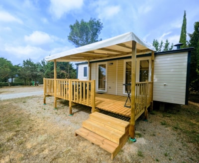 Mobile-home PREMIUM - Air co/TV/Dishwasher  - 2 bedrooms - 31m²