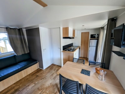 Mobile-home PREMIUM - Air co/TV/Dishwasher  - 2 bedrooms - 31m²