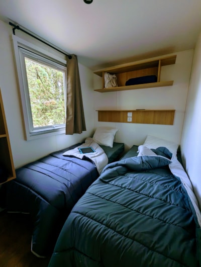 Mobile-home PREMIUM - Air co/TV/Dishwasher  - 3 bedrooms - 34m²