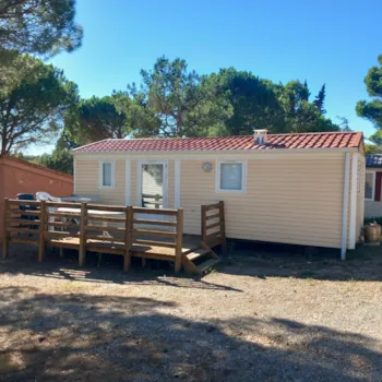 Huuraccommodatie(s) - Stacaravan Essentiel - 2 Slaapkamers - 24M² - Camping Le Pinada
