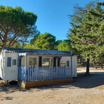 Huuraccommodatie(s) - Stacaravan Bleuet, Violette, Capucine- 2 Slaapkamers - 28M² - Camping Le Pinada