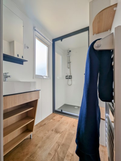 Mobile-home PREMIUM - Air co/TV/Dishwasher  - 2 bedrooms - 31m²