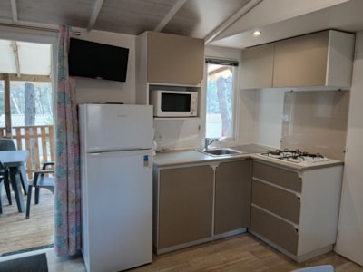 Mobile-home TOUT CONFORT  - CLIM/TV - 3 bedrooms - Fairly New - 30m²