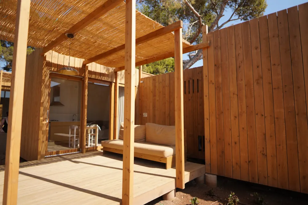 Huuraccommodatie(s) - Cottage Serramar Premium Met Airconditioning - Camping Alfacs