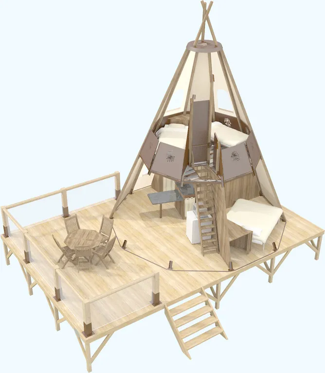 Tipi Experience Lodge Séjour En Demi-Pension
