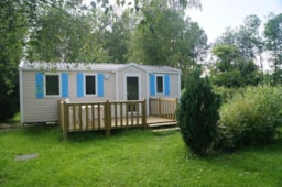Location - Mobil Home Titania Confort 29.7M² / 3 Chambres - Terrasse - Flower Camping La Samaritaine