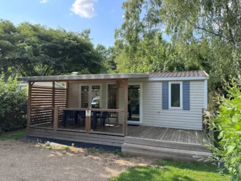 Mietunterkunft - Mobilheim Riviera Confort 27.5M² / 2 Zimmer - Terrasse - Flower Camping La Samaritaine