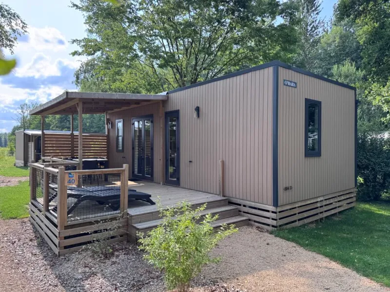 Mobil-Home Premium 33M² / 3 Chambres - Terrasse + Lave-Vaisselle + Barbecue