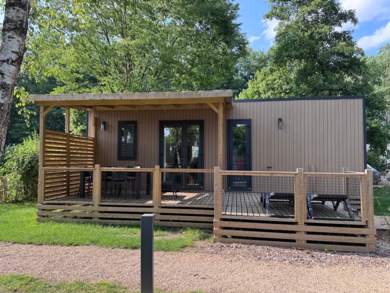 Mobil-home Premium 33m² / 3 chambres - Terrasse + Lave-vaisselle + Barbecue