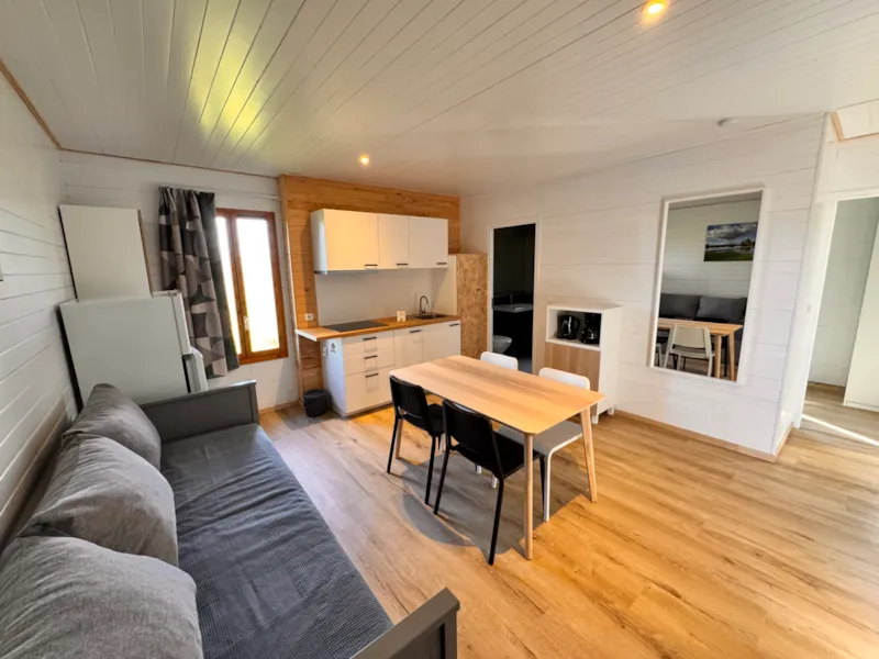 Chalet Confort 37M² / 1 Chambre - Terrasse Semi-Couverte