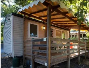 Locatif - Stacaravan Confort 1 slaapkamer - 17m² - Camping la Bissera
