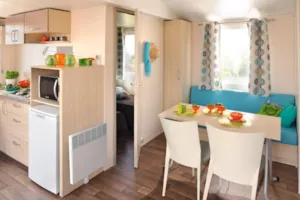 Locatif - Mobil-home confort 2 chambres (+lit d'appoint) 27.5m2 - Camping la Bissera