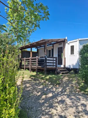 Locatif - Compact 2-Bedroom Mobile Home - 24 m² - Camping la Bissera