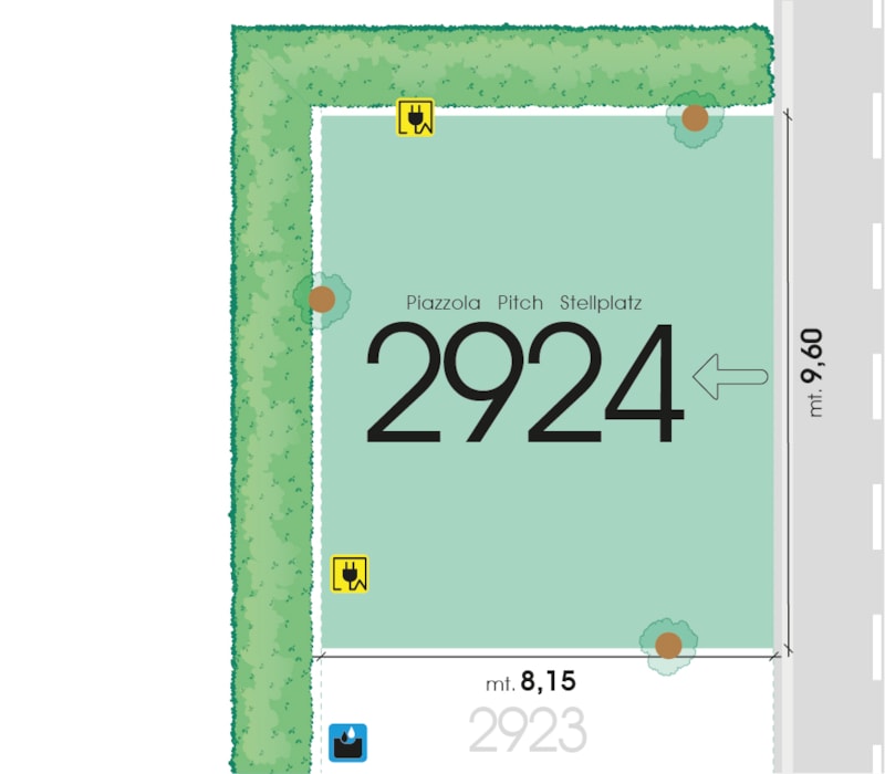 Emplacement n° 2924 - Animaux non admis