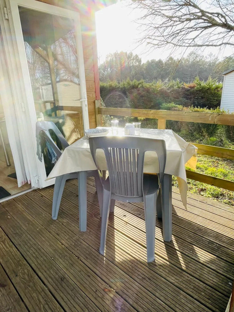 Mobil Home Duo Confort -  20M² - 1 Chambre - Terrasse Couverte -