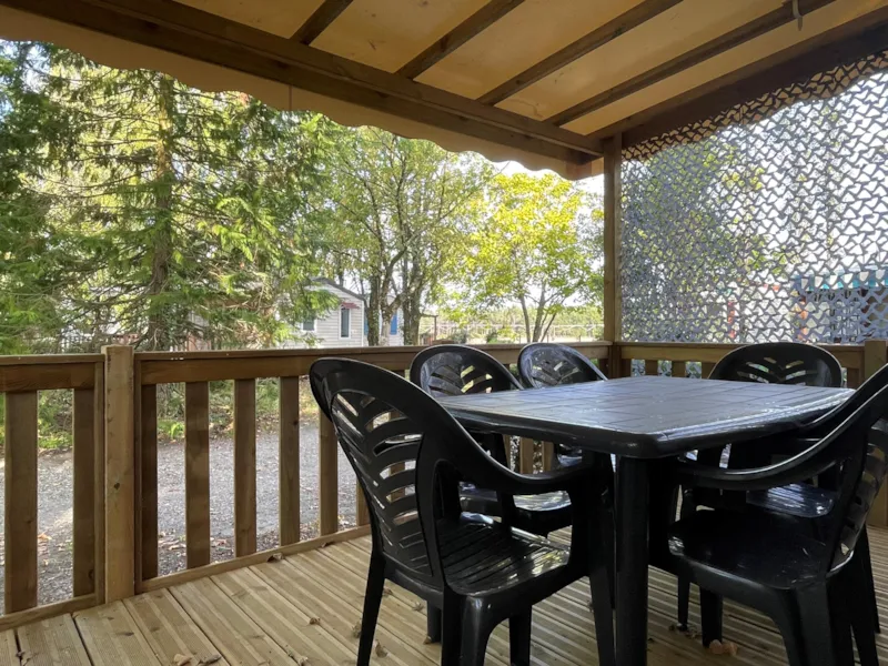 Mobil Home Premium - 32M² - Climatisation - 2 Chambres - Terrasse Couverte -