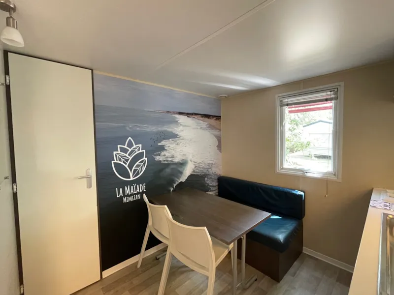 Mobil Home Confort Surfeur - 20M² - 2 Chambres - Terrasse Couverte - Tv -