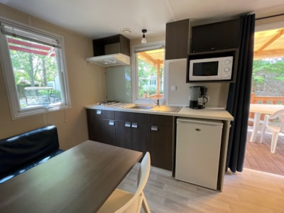 Mobil home Confort Surfeur - 20m² - 2 bedrooms - sheltered terrace - TV - — 8