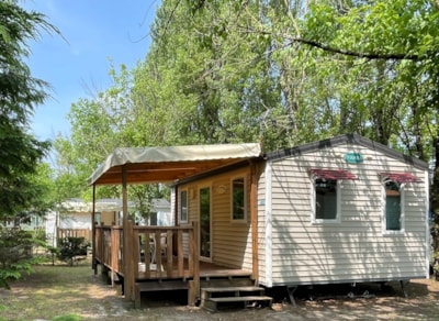Mobil home Confort Surfeur - 20m² - 2 bedrooms - sheltered terrace - TV - — 1