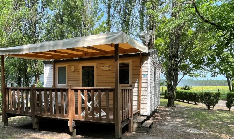 Mobil Home Confort Surfeur - 20M² - 2 Chambres - Terrasse Couverte - Tv -