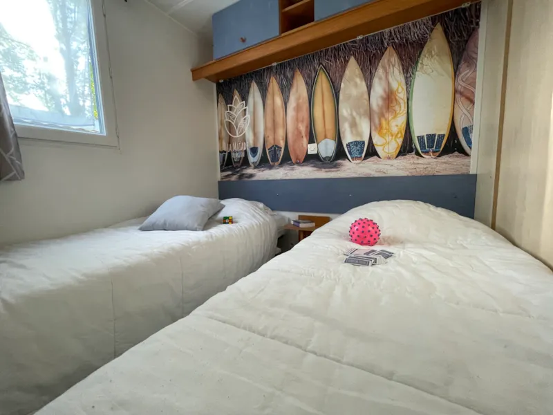 Mobil Home Confort Family - 25M² - 2 Chambres - Terrasse Ombragée  -