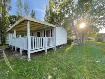 Location - Mobil Home Confort Tribu - 35M² - 3 Chambres - Terrasse Couverte  - - Camping Ushuaïa Villages La Maïade