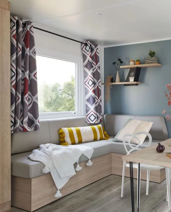 Mobil Home Premium - 30 M² - Climatisation - 2 Chambres - Terrasse Couverte -