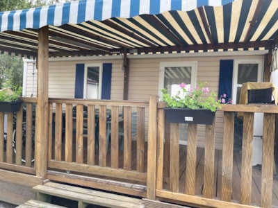Mobile Home Comfort Family+ - Air-conditioned - 2 bedrooms - large terrace - — 1