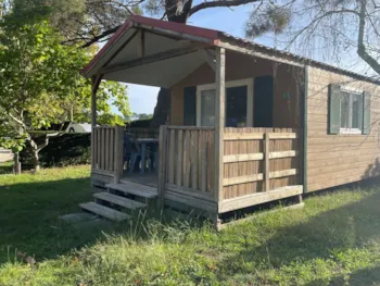 Location - Mobil Home Duo Confort -  20M² - 1 Chambre - Terrasse Couverte - - Camping Ushuaïa Villages La Maïade