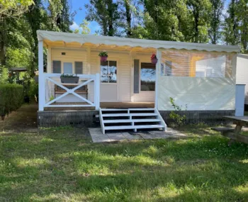 Location - Mobil Home Eco - 30M² - 2 Chambres - Vaste Terrasse Avec Vue Dégagée Sur Campagne - - Camping Ushuaïa Villages La Maïade