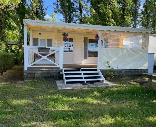 Mobil Home Eco 4 Pers. 30M² - 2 Chambres - Vaste Terrasse Avec Vue Dégagée Sur Campagne