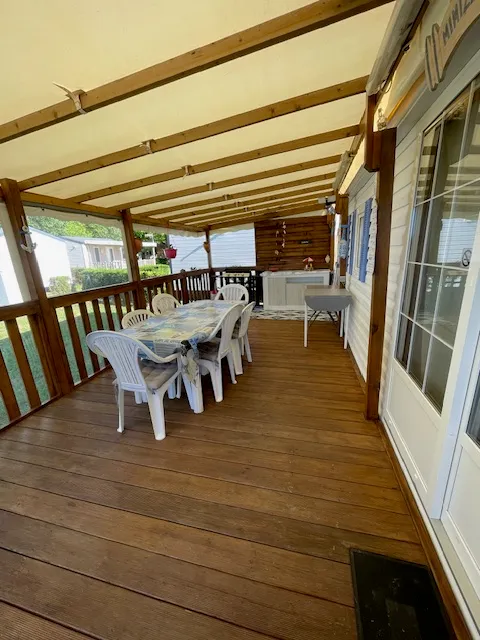 Mobil Home Confort Tribu Sous-Loc - 35M² - Clim. - 3 Chambres - Terrasse Couverte  -