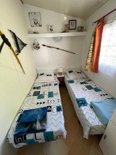 Mobil home Confort Tribu Pro - 35m² - air conditioning -3 bedrooms - sheltered terrace - — 4