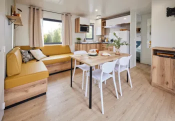 Location - Nouveauté 2025 ! Mobil Home Premium+ - 35 M² - Climatisation - 3 Chambres - Belle Terrasse - - Camping Ushuaïa Villages La Maïade