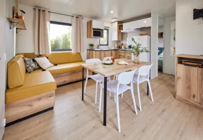 New For 2025 ! Mobile Home Premium+ 6/8 Pers. 35 M² - Air Conditioning - 3 Bedrooms - Nice Terrace