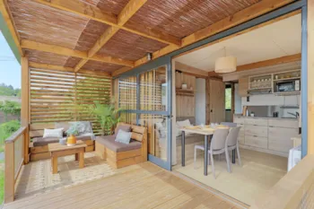 Location - Nouveauté 2025 ! Chalet Premium Climatisé - - Camping Ushuaïa Villages La Maïade