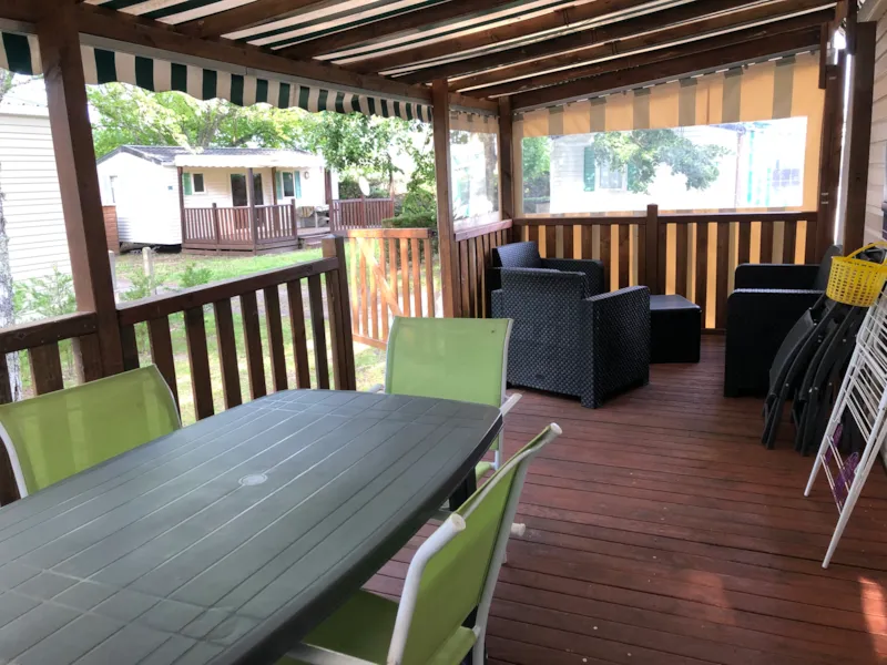 Mobil Home Confort Family+ - Climatisé - 2 Chambres - Grande Terrasse -