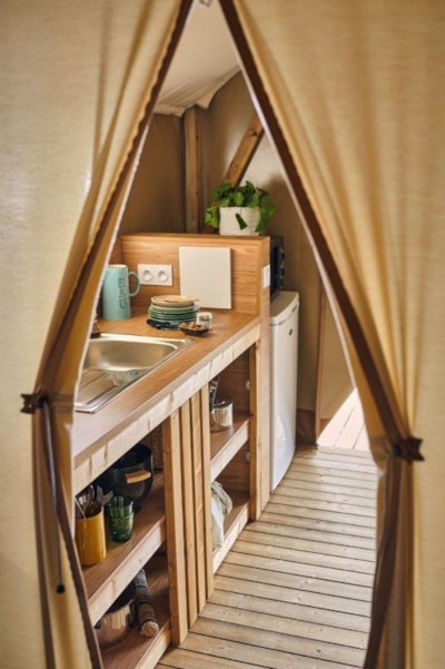 New for 2026! LODGE TENT with sanitary facilities, nature view and electric car recharging — 5