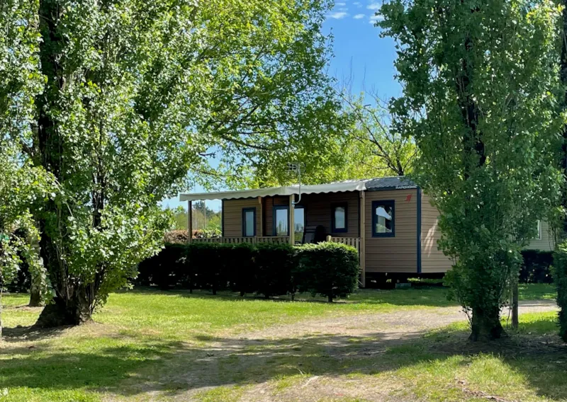 Mobil Home Premium+ - 35 M² - Climatisation - 3 Chambres - Belle Terrasse -