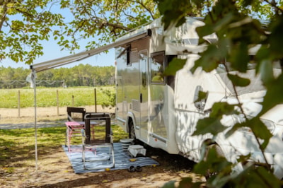 Premium Camping pitch + electricity  - — 3