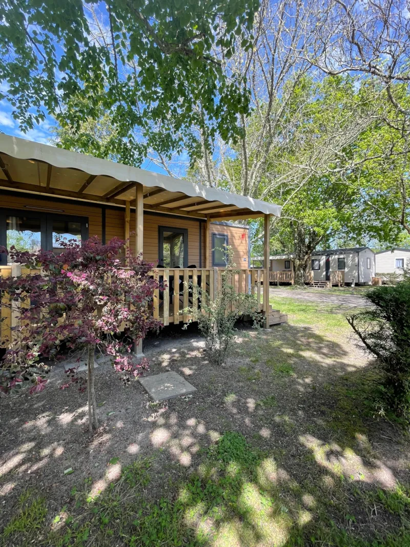 Mobil Home Premium - 30 M² - Climatisation - 2 Chambres - Terrasse Couverte -