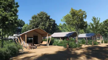 Mietunterkunft - Cottage Couple Tent (Ohne Sanitäranlagen) - Wecamp Cadaqués 