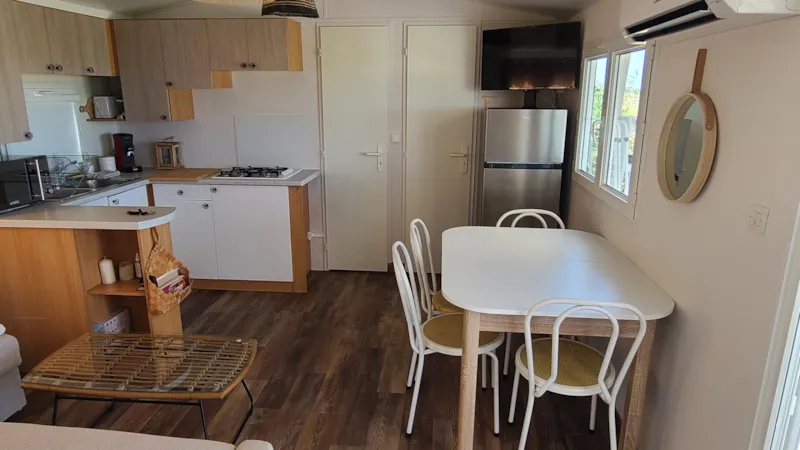 Mobil-Home N°101 - 2 Chambres - Vue Étang