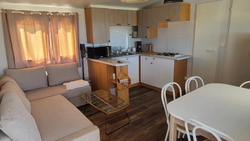 Mobil-Home N°101 - 2 Chambres - Vue Étang